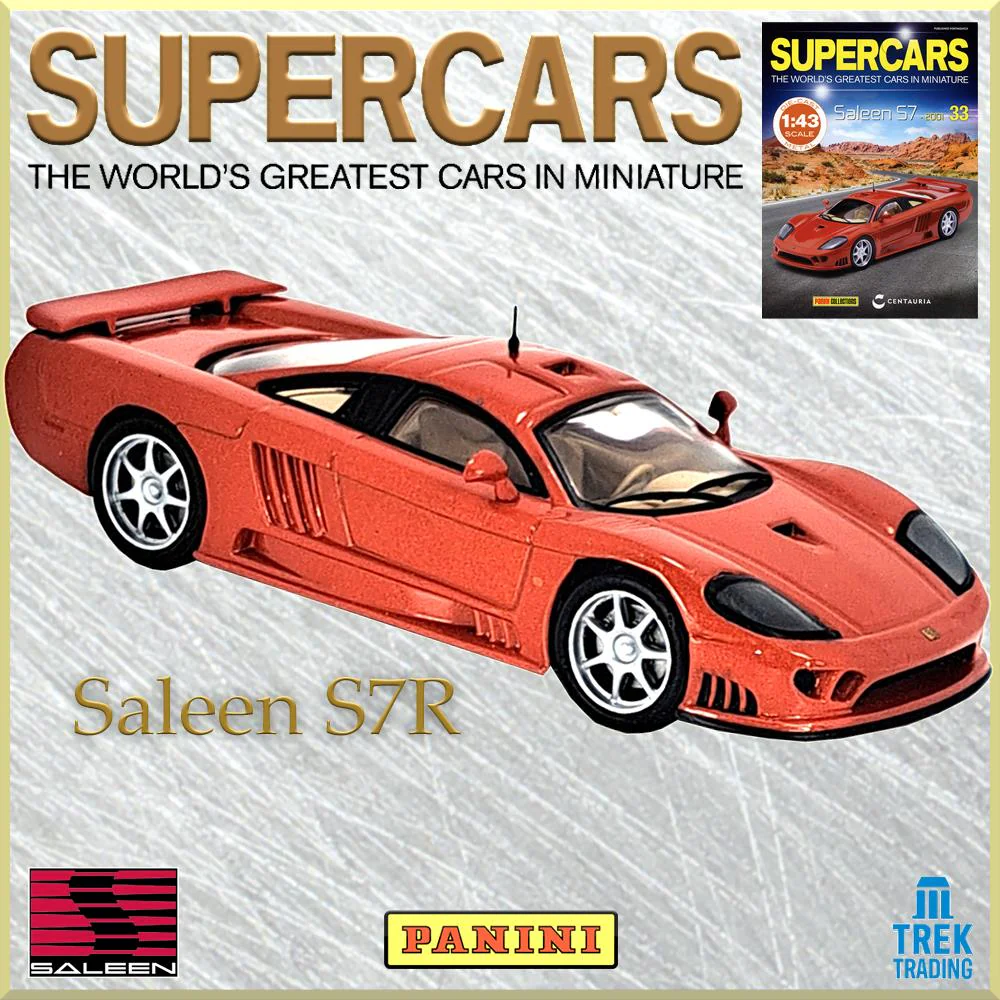Supercars Collection 33 - Saleen S7R 2001 with Magazine - Image 2