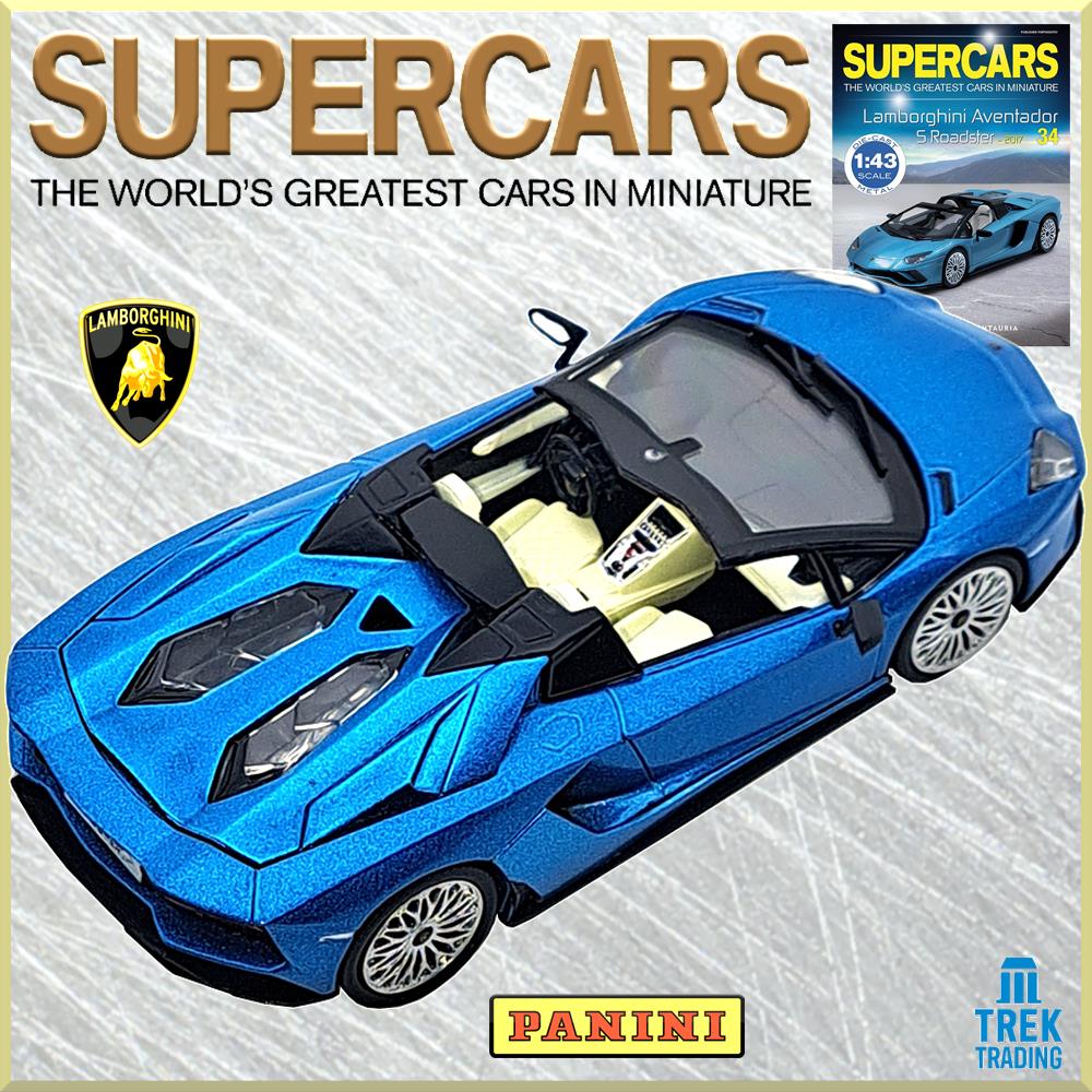 Supercars Collection 34 - Lamborghini Aventador S Roadster 2017 with Magazine - Image 5