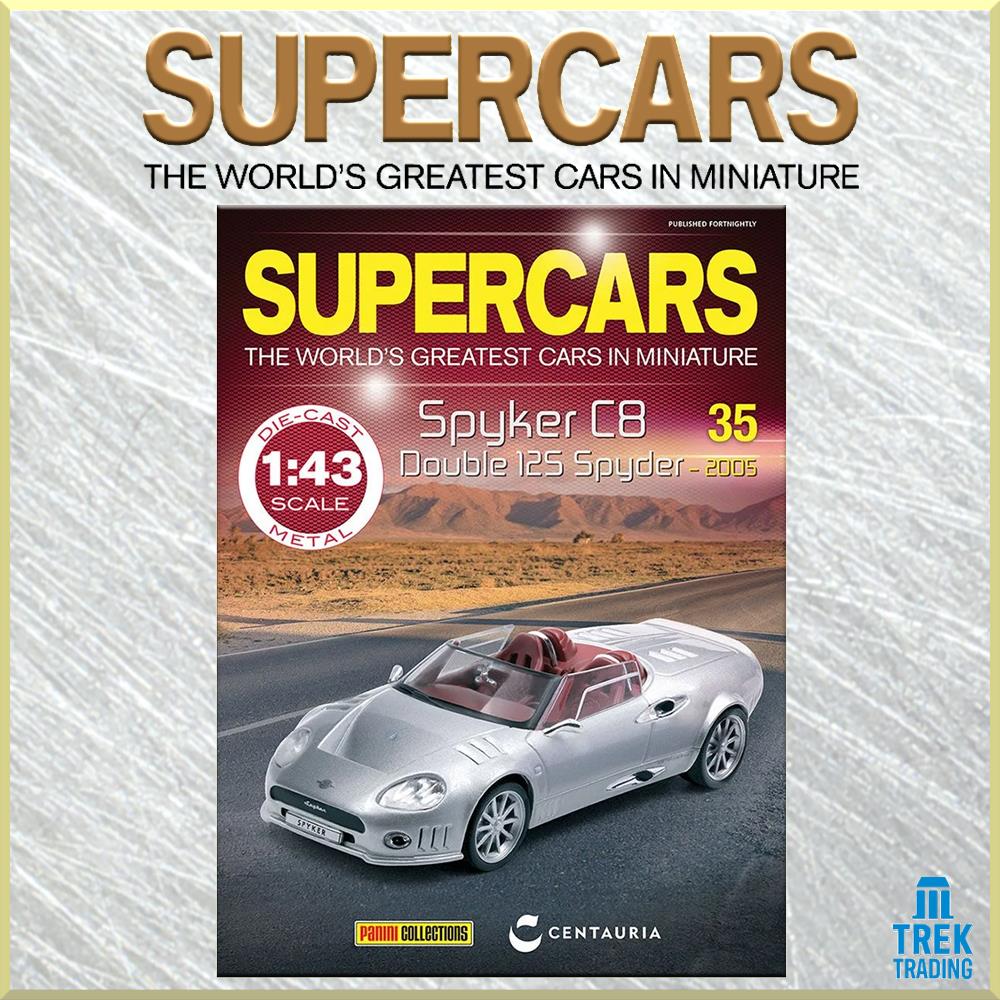 Supercars Collection 35 - Spyker C8 Double 12S Spyder with Magazine - Image 3