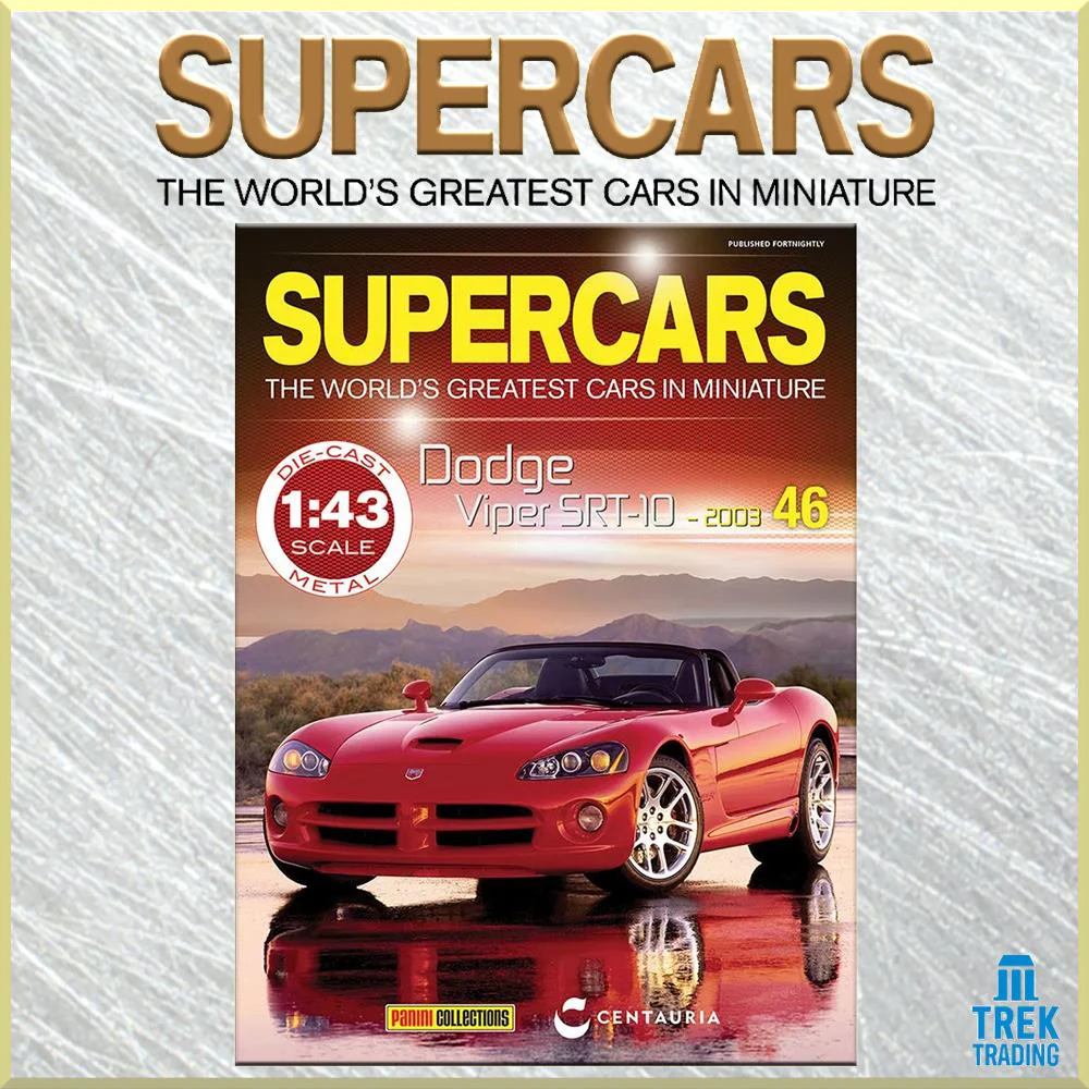 Supercars Collection 46 - Dodge Viper SRT-10 2003 with Magazine - Image 3