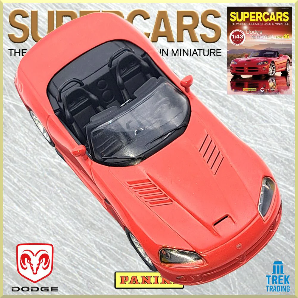 Supercars Collection 46 - Dodge Viper SRT-10 2003 with Magazine - Image 4