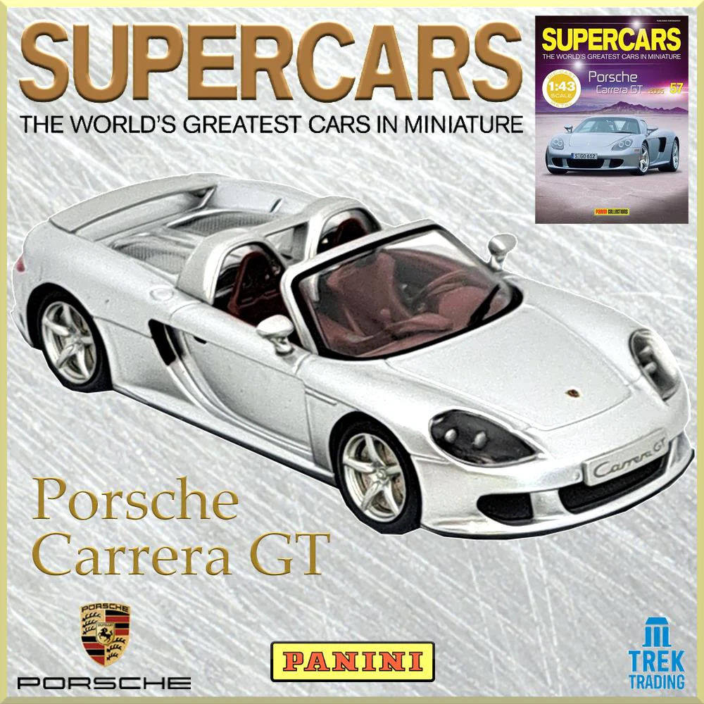 Supercars Collection 57 - Porsche Carrera GT 2005 with Magazine - Image 2