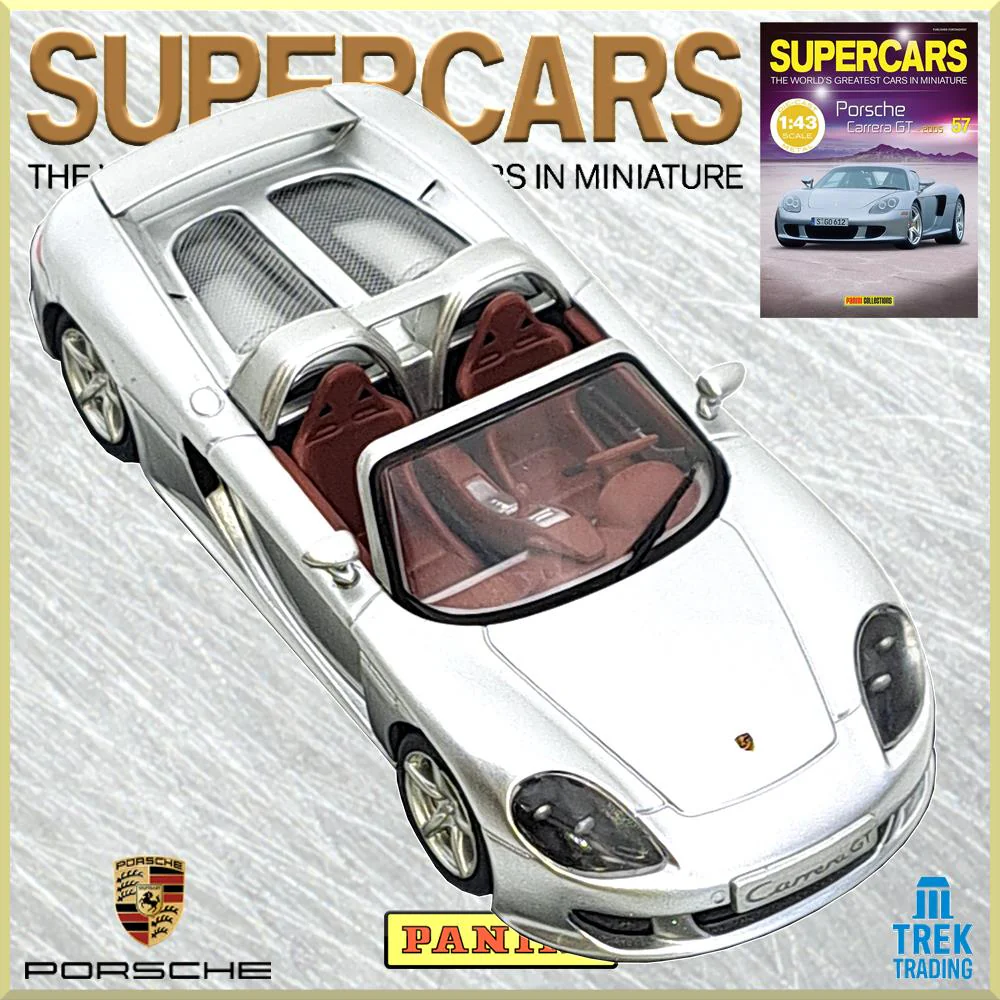 Supercars Collection 57 - Porsche Carrera GT 2005 with Magazine - Image 4