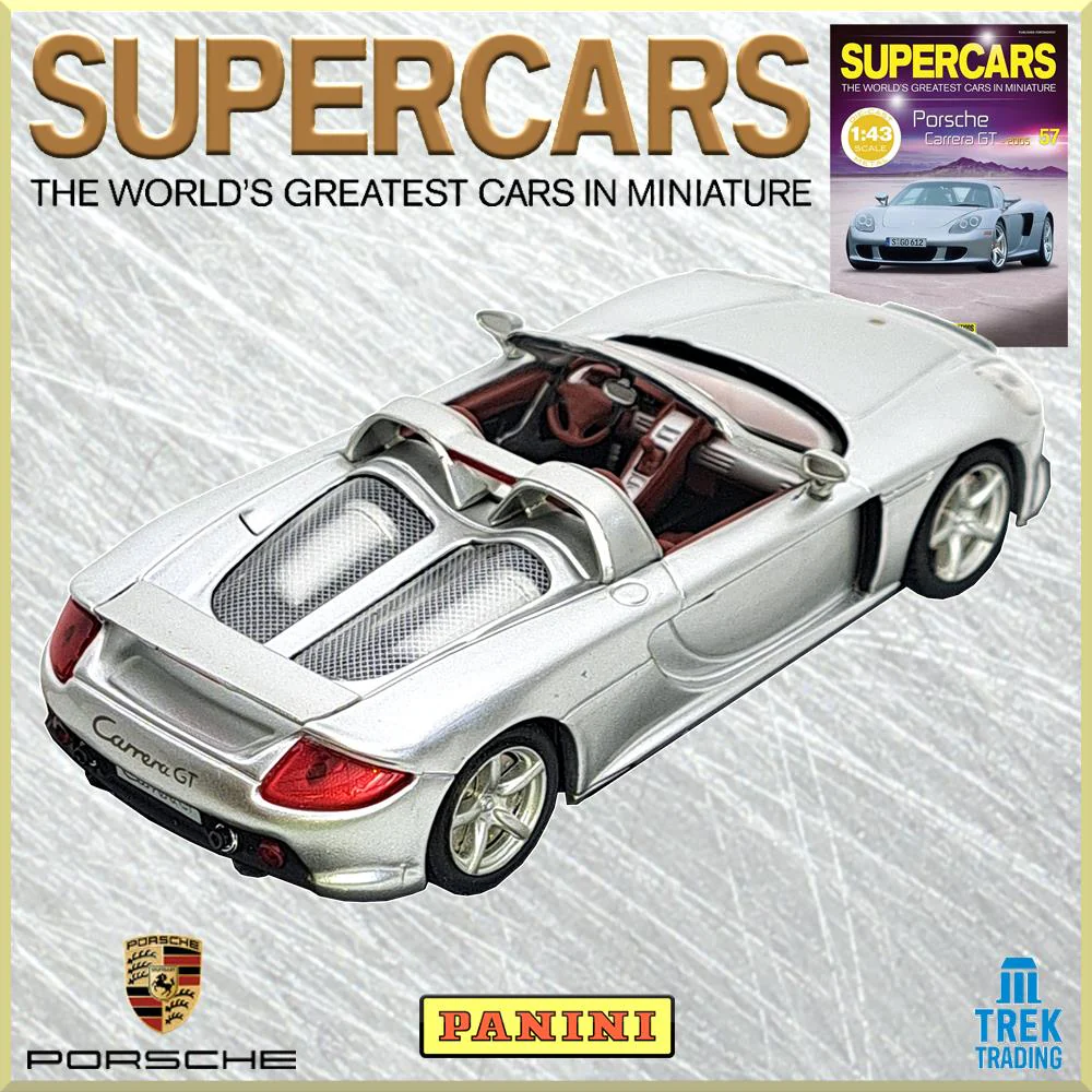Supercars Collection 57 - Porsche Carrera GT 2005 with Magazine - Image 6