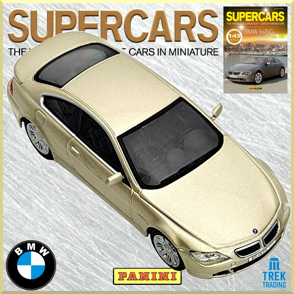 Supercars Collection 66 - BMW 645Ci Coupé 2004 with Magazine - Image 4
