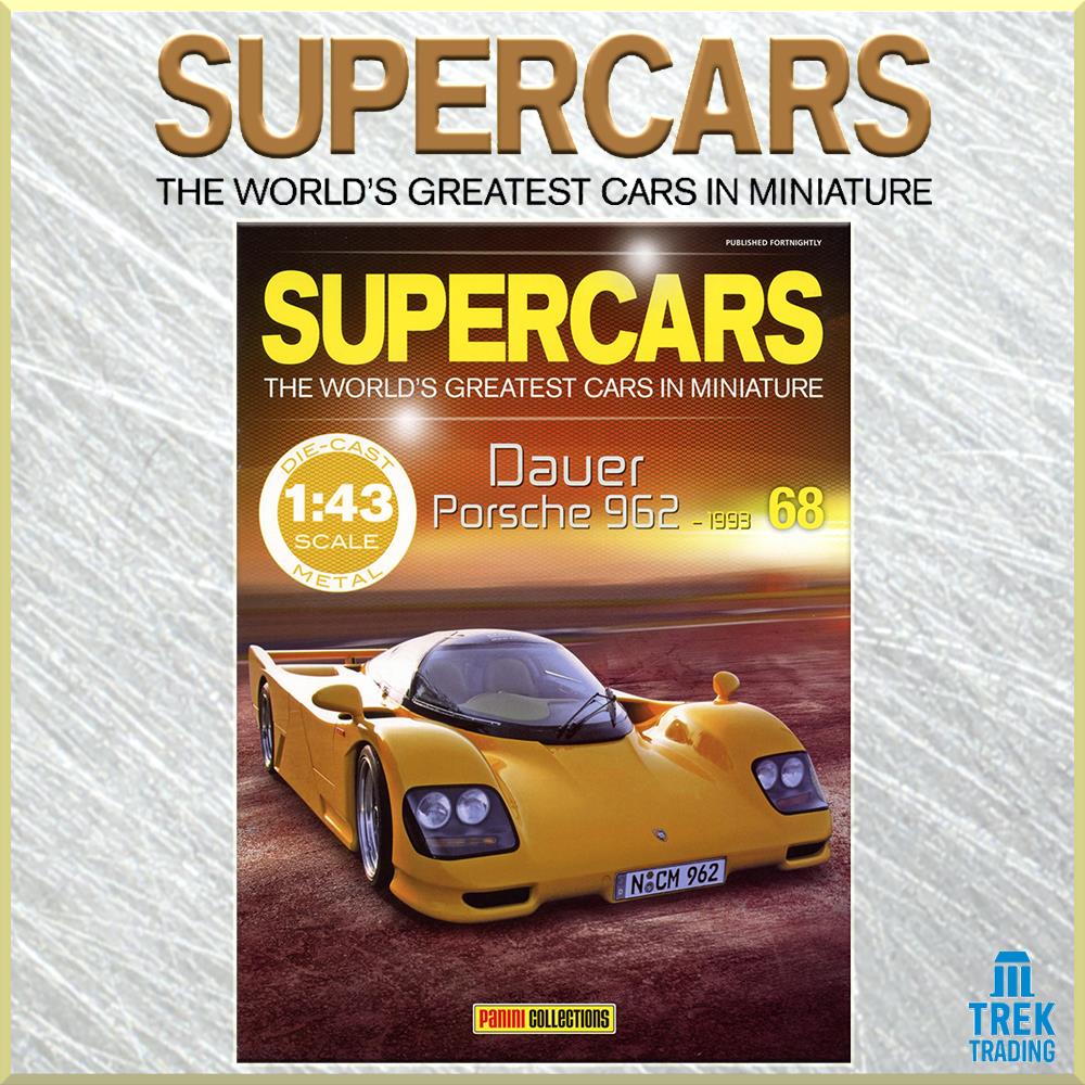 Supercars Collection 68 - Dauer Porsche 962 1993 with Magazine - Image 3