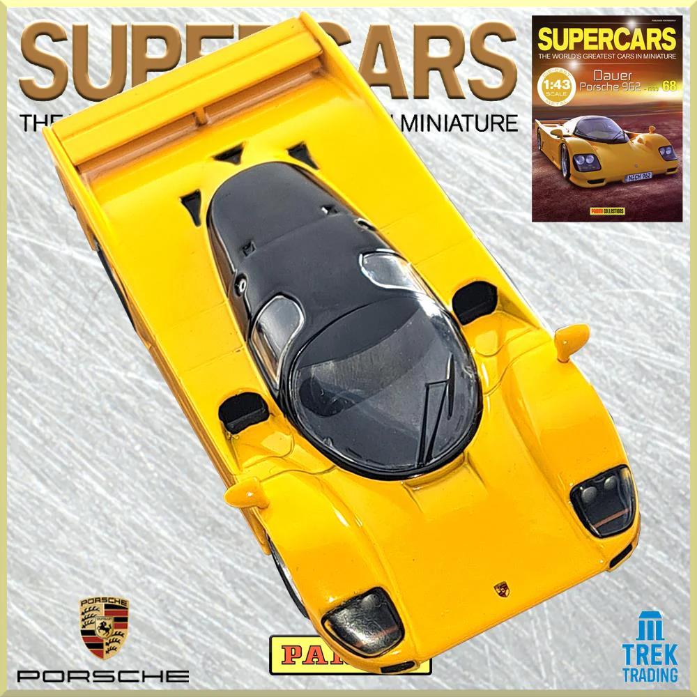 Supercars Collection 68 - Dauer Porsche 962 1993 with Magazine - Image 4