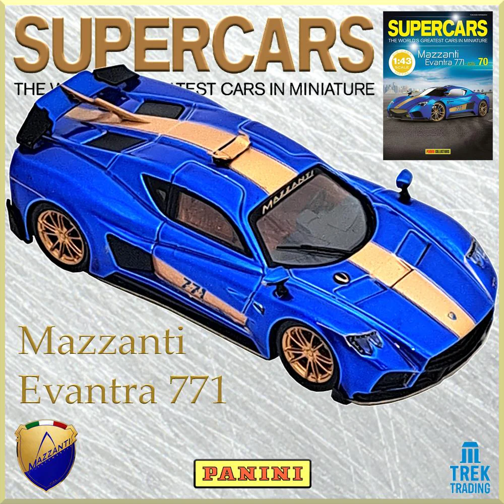 Supercars Collection 70 - Mazzanti Evantra 771 2016 with Magazine - Image 2