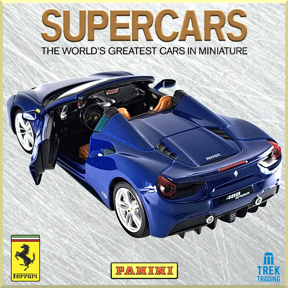 Supercars Collection 702 - Special Edition 1:24 scale Ferrari 488 Spider - 1950 - Image 4