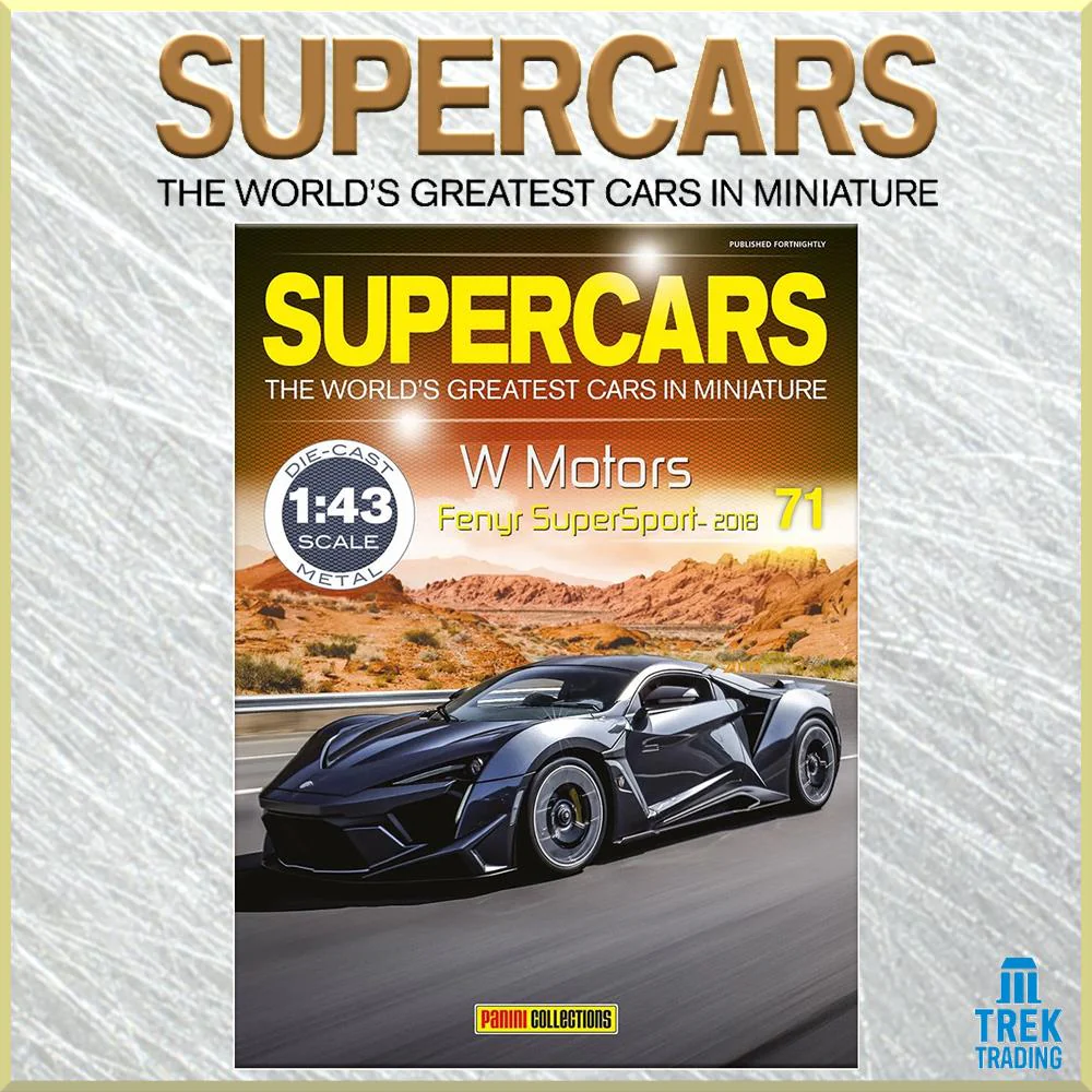 Supercars Collection 71 - W Motors Fenyr Supersport 2018 with Magazine - Image 3