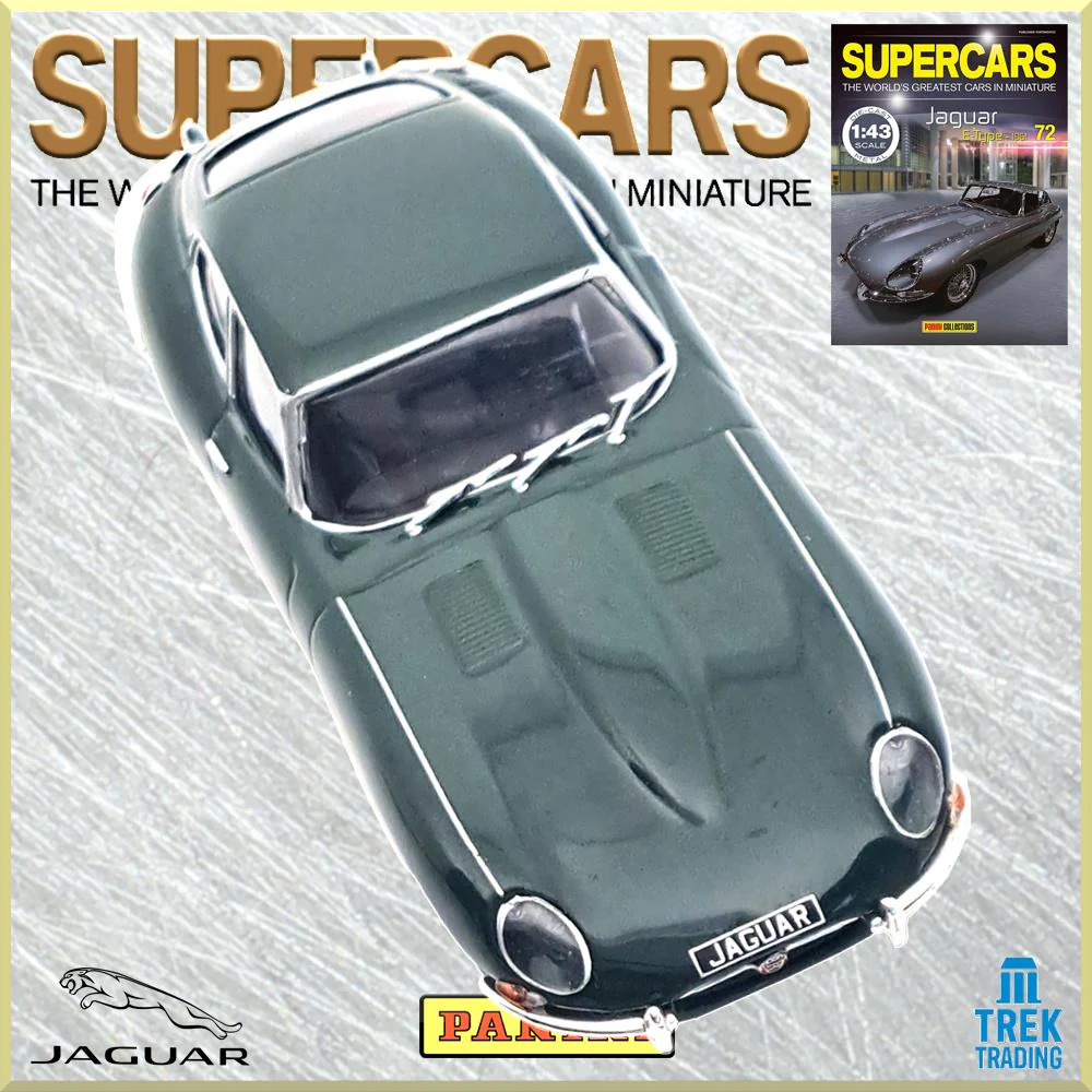 Supercars Collection 72 - Jaguar E-Type 1961 with Magazine - Image 4
