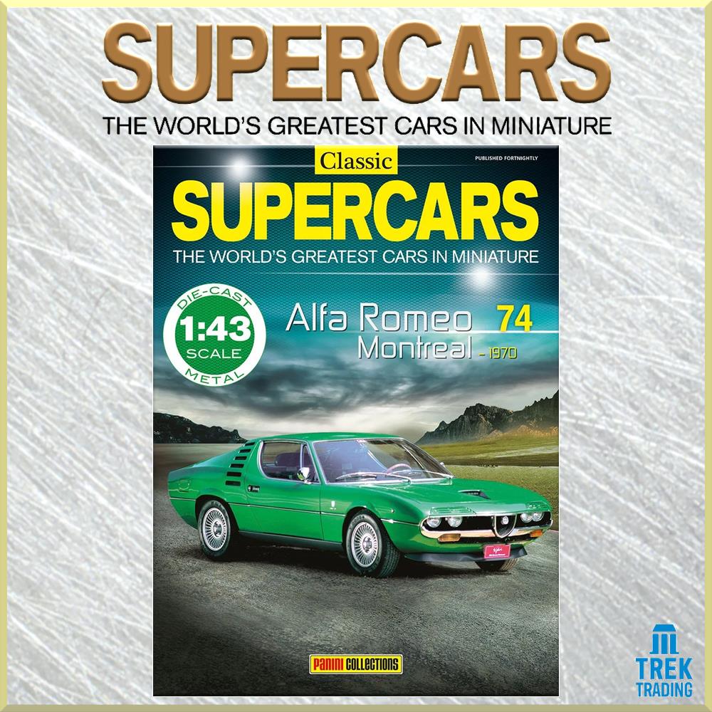 Supercars Collection 74 - Alfa Romeo Montreal 1970 with Magazine - Image 3