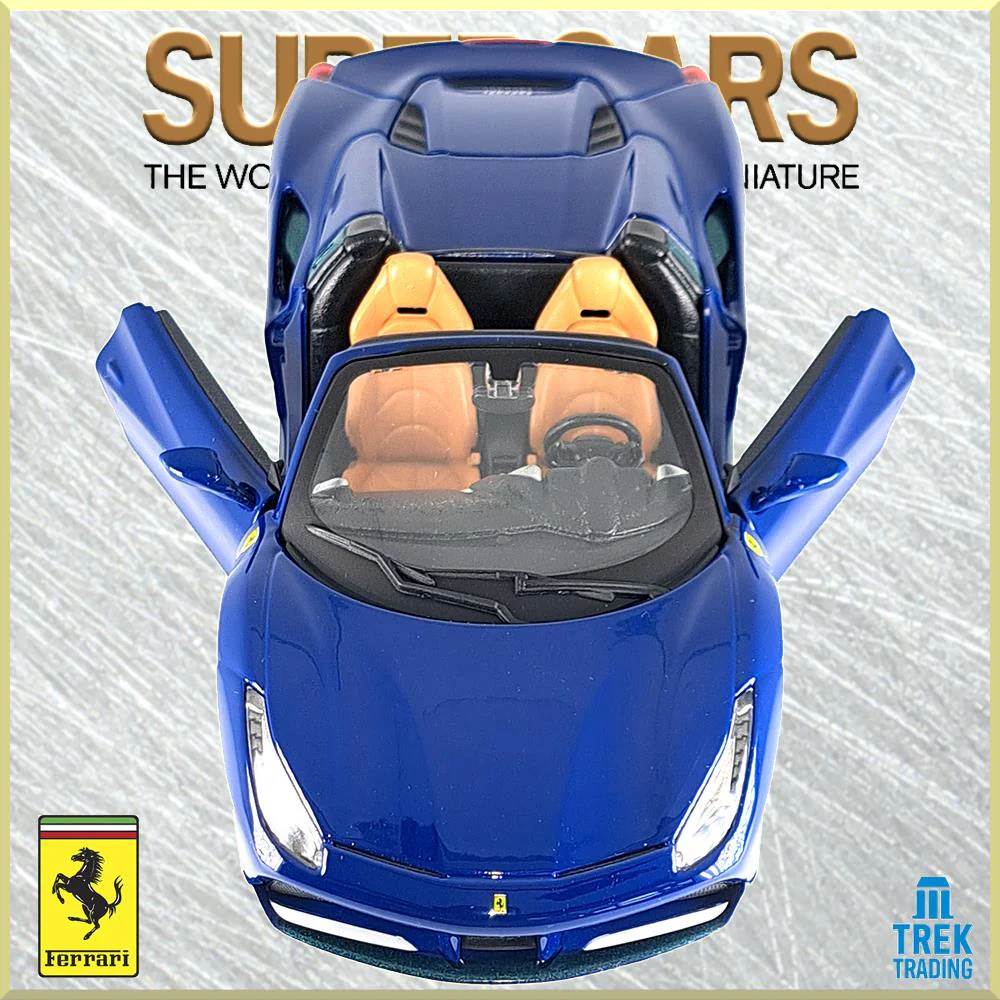 Supercars Collection Bundle - Supercars Book, 1:24 Ferrari 444 Spider & F12 Berlinetta - Image 3