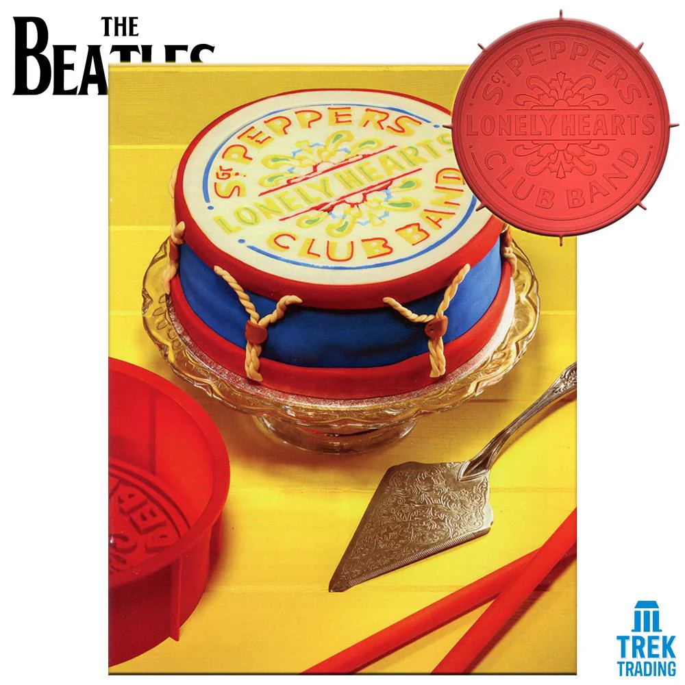 The Beatles Collection - 20cm Sgt. Pepper Cake Mould with Recipe Book - Image 4